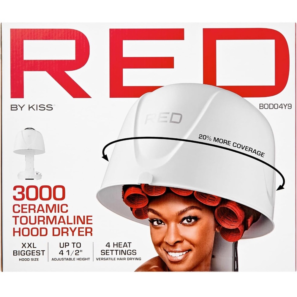 White Ceramic Tourmaline Hood Dryer